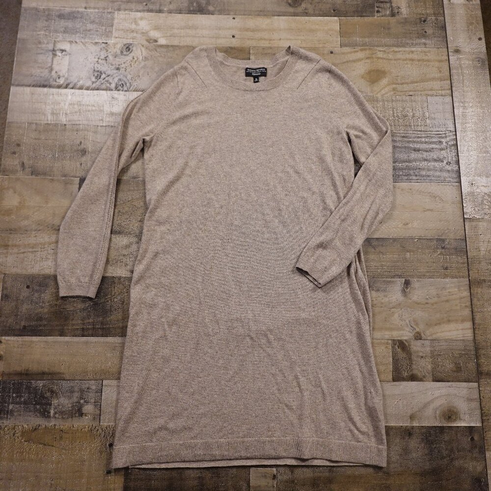 Banana Republic Sweater Dress Women’s XL Beige Wool Cashmere Blend Filpucci Yarn